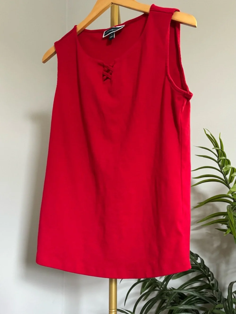 Karen Scott Sleeveless Knit Tanks in Red, White & Black - Set of 3 - Picture 8 of 16